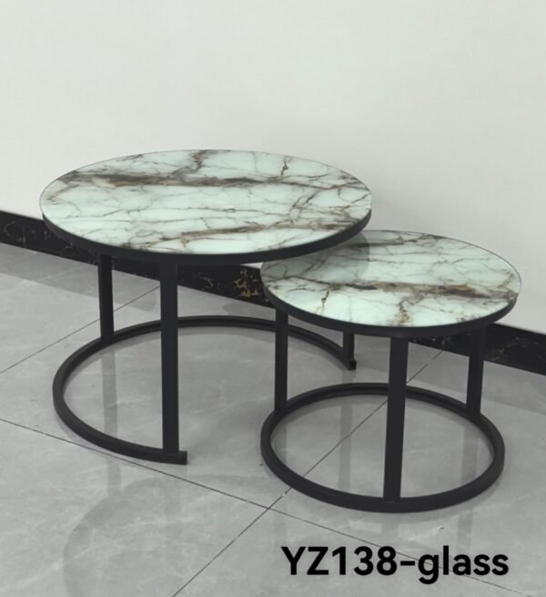 Nesting Glass Effect Coffee Table