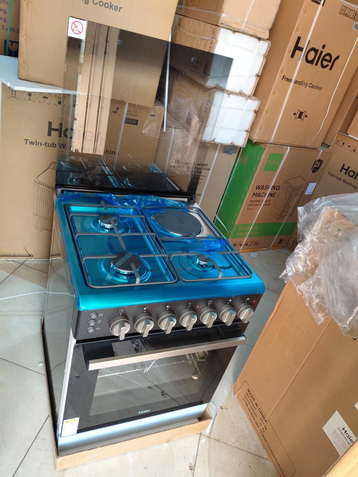 haier 60x60 Haier 60x60 3G+1E Standing Cooker - Image 1