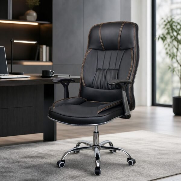 Executive Leather Office Chair High Back