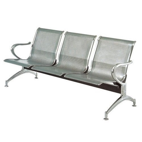 3 Sitter non padded link chair