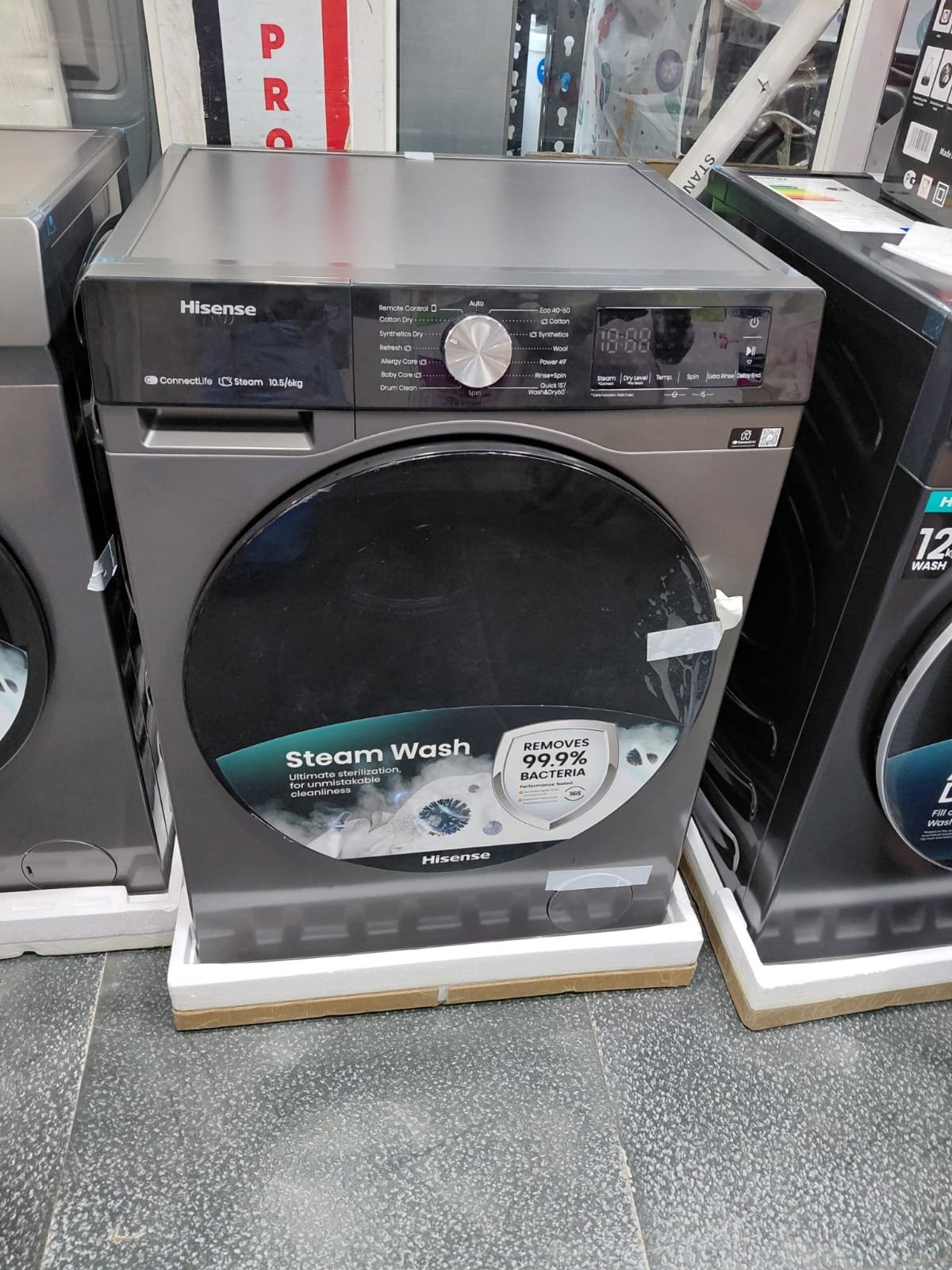 hisense 10.5kg Hisense 10.5KG Wash and Spin Front Load Washing Machine - Image 1