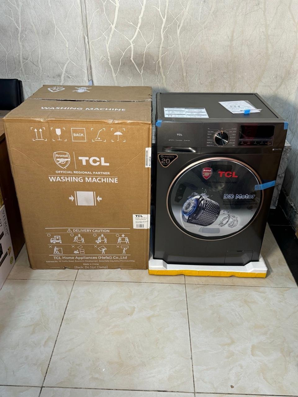 tcl 9lg TCL 9KG (P1109FL) Front Load Wash and Spin Machine - Image 1